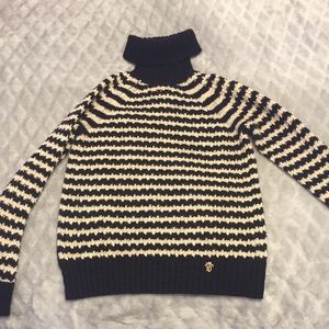 Tory burch sweater size med. navy and off white